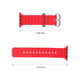 echelon ComfyFit Silicone Strap for Apple Watch Series 9 41mm/Watch Series 10 42mm / Watch SE 3 40mm - Red - EAWHS941BAN283-7.jpg