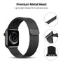 echelon Ironclad Stainless Steel Loop for Apple Watch Series 9 45mm/Watch Series 10 46mm / Watch SE 3 44mm - Black - EAWHS945BAN271-3.jpg