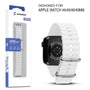 echelon ComfyFit Silicone Strap for Apple Watch Series 9 45mm/Watch Series 10 46mm / Watch SE 3 44mm - White