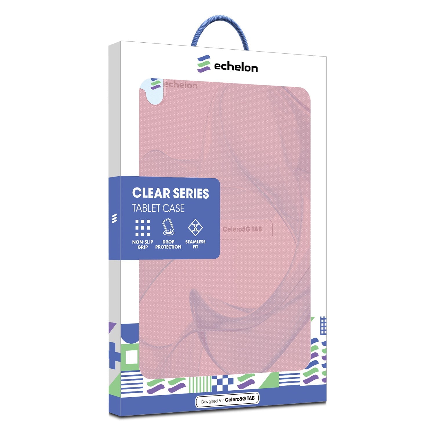 echelon Clear Series for Boost Celero5G TAB - Pink