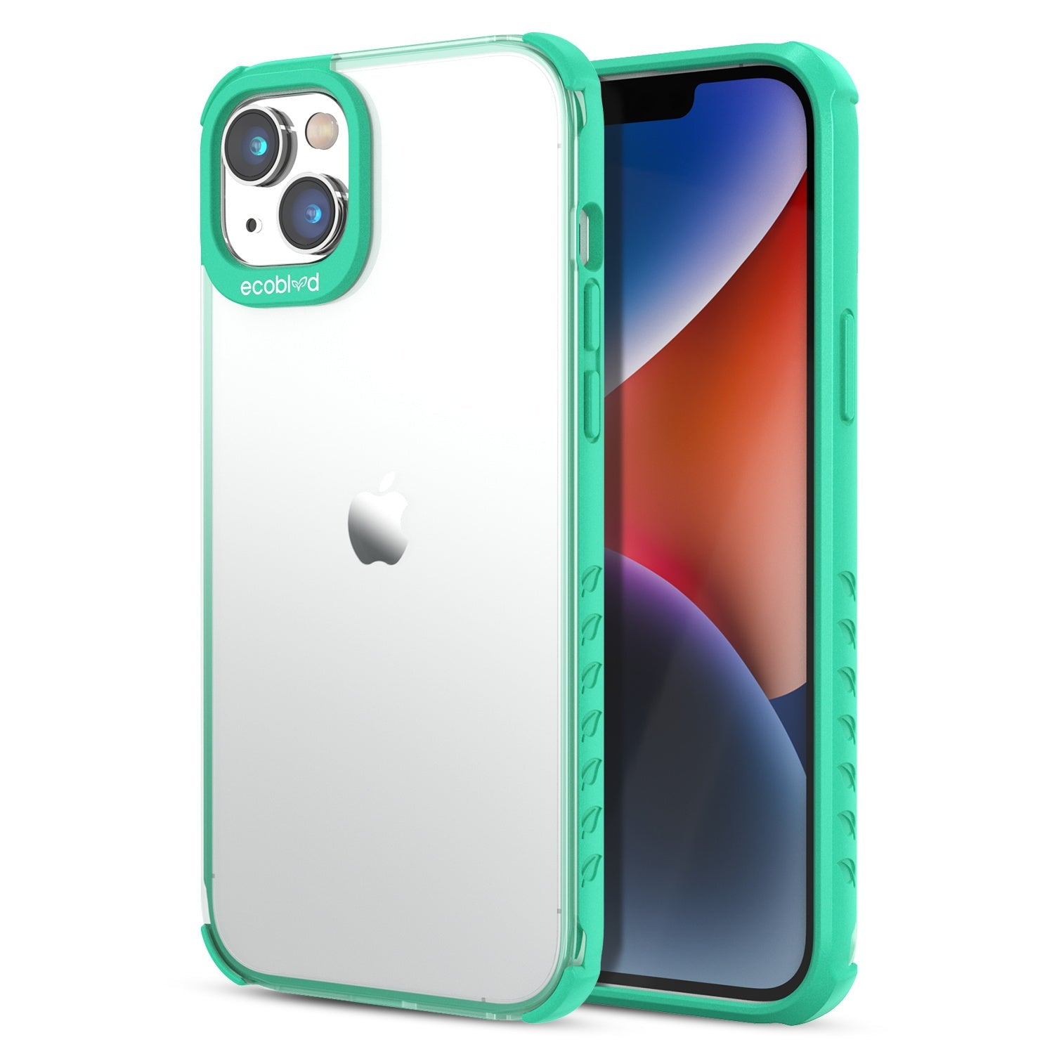 EcoBlvd Laguna Collection Case for Apple iPhone 14 Plus (6.7) - Foliage Green (100% Compostable & Plant-Based)