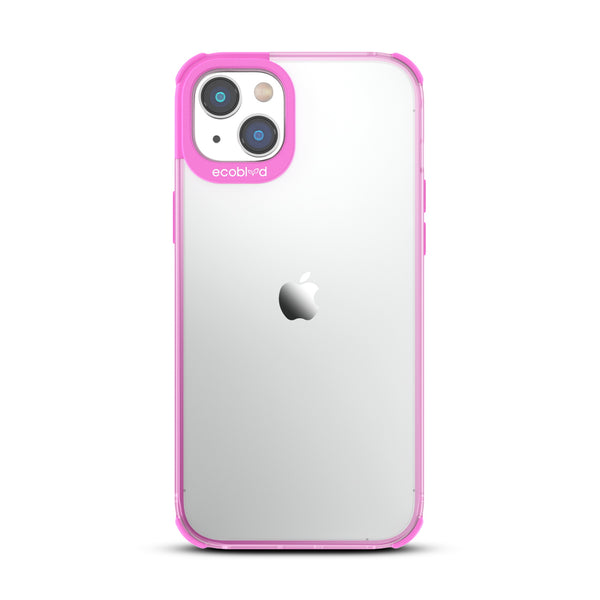 EcoBlvd Laguna Collection Case for Apple iPhone 14 Plus (6.7) - Wildflower Pink (100% Compostable & Plant-Based) - ECO-LAG-IP14M-PK-2.jpg