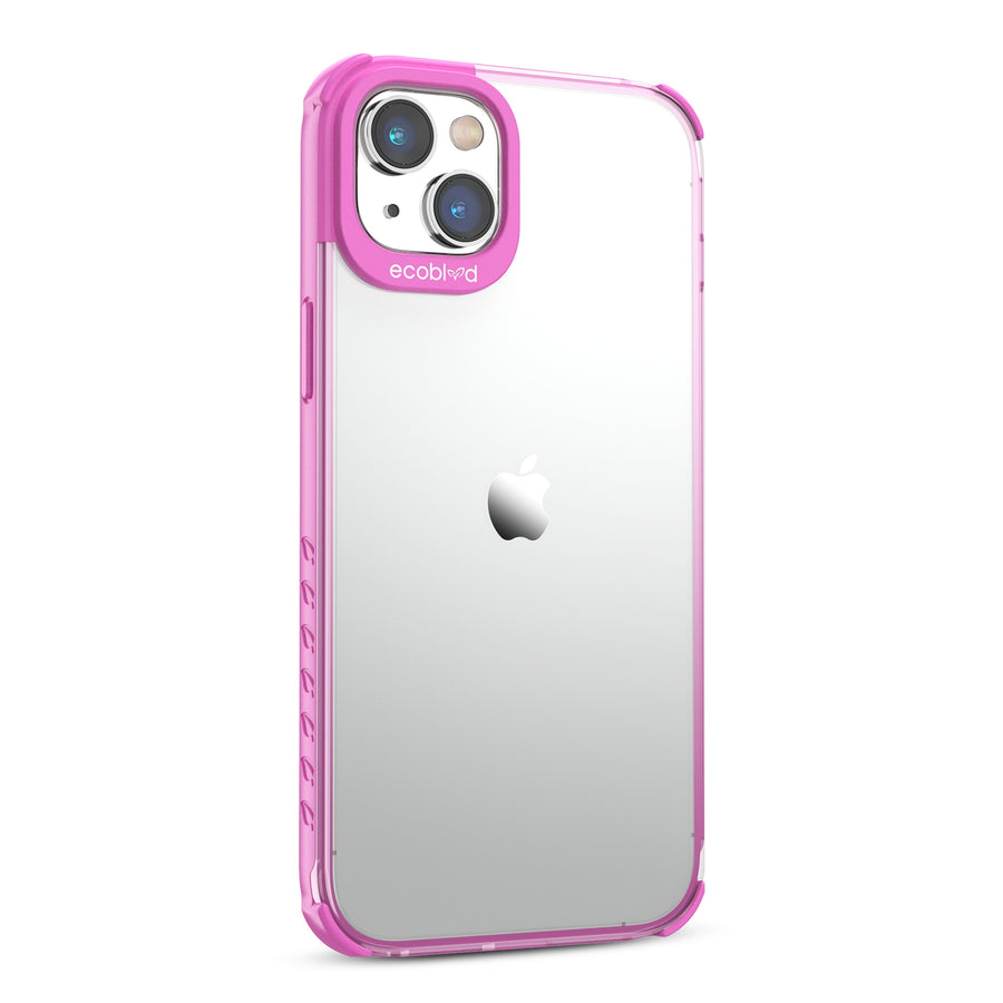 EcoBlvd Laguna Collection Case for Apple iPhone 14 Plus (6.7) - Wildflower Pink (100% Compostable & Plant-Based) - ECO-LAG-IP14M-PK-3.jpg