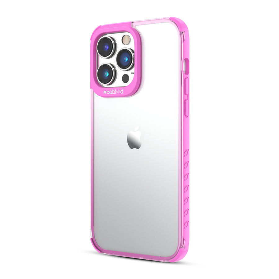 EcoBlvd Laguna Collection Case for Apple iPhone 14 Pro (6.1) - Wildflower Pink (100% Compostable & Plant-Based) - ECO-LAG-IP14P-PK-4.jpg