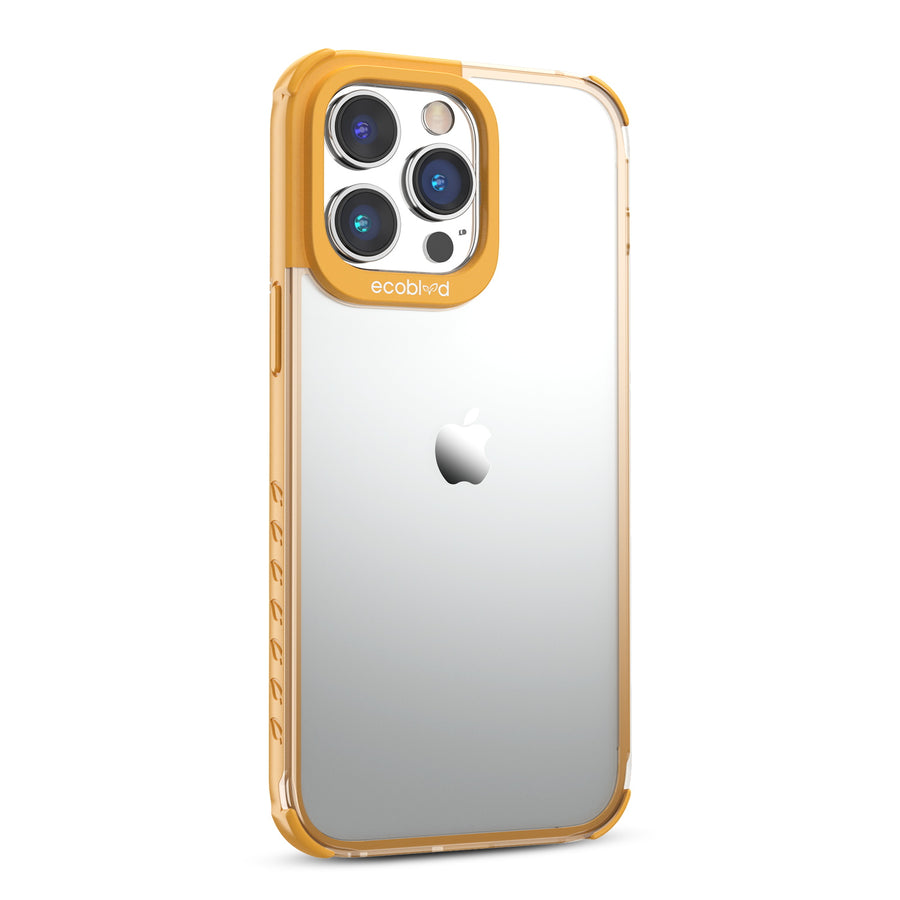EcoBlvd Laguna Collection  Case for Apple iPhone 14 Pro (6.1) - Illuminating Yellow (100% Compostable & Plant-Based) - ECO-LAG-IP14P-YL-3.jpg
