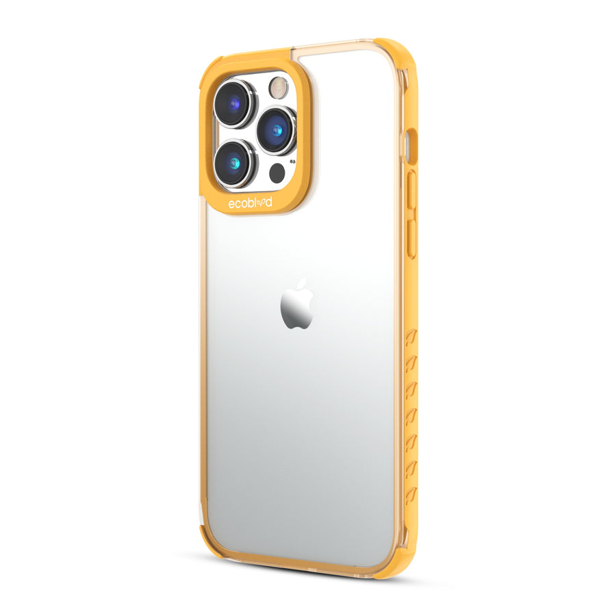EcoBlvd Laguna Collection  Case for Apple iPhone 14 Pro (6.1) - Illuminating Yellow (100% Compostable & Plant-Based) - ECO-LAG-IP14P-YL-4.jpg