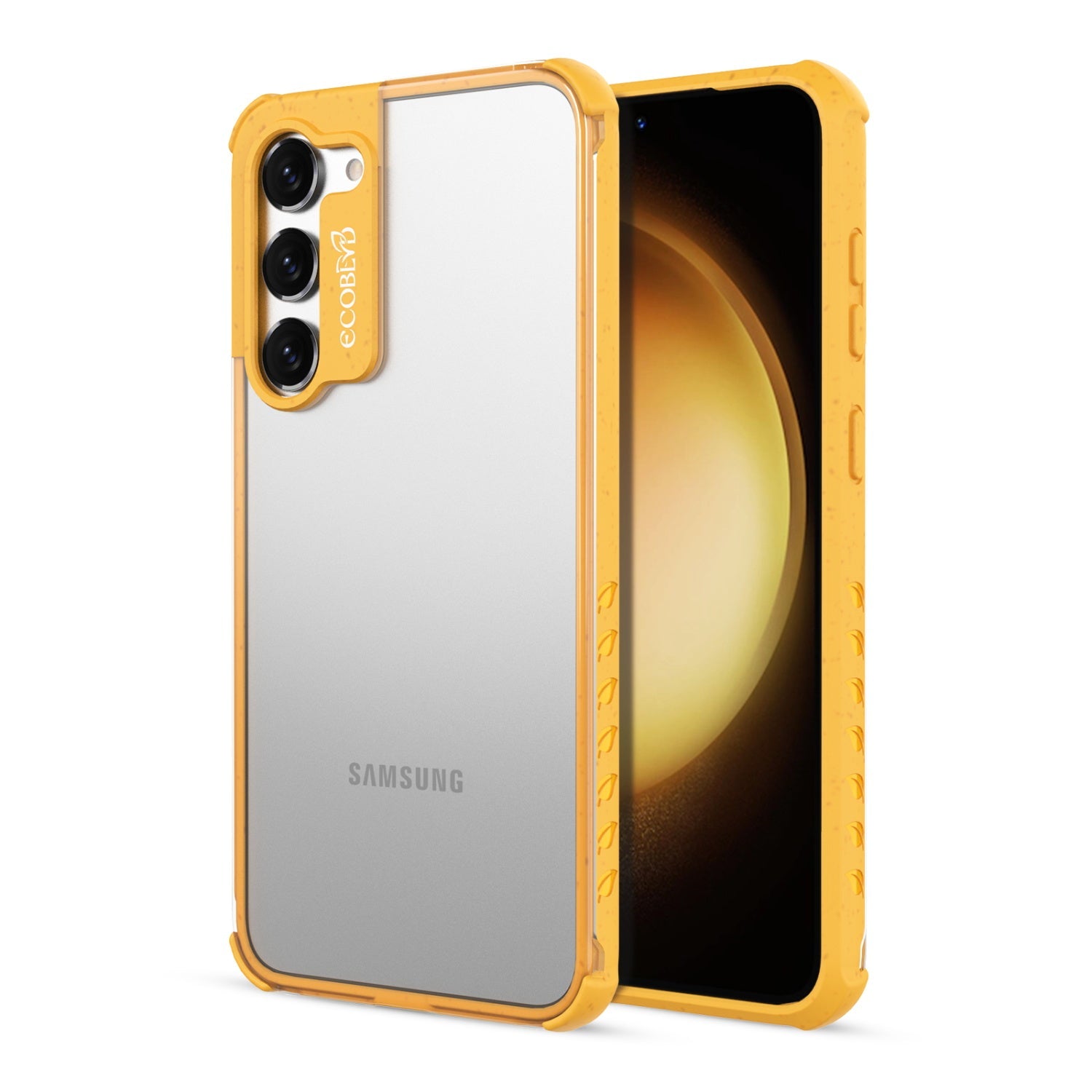 EcoBlvd Laguna Collection Case for Samsung Galaxy S23 - Illuminating Yellow (100% Compostable & Plant-Based)