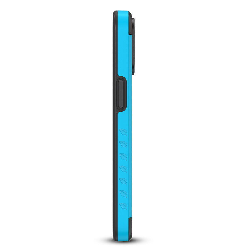 EcoBlvd Mojave Collection Case for Apple iPhone 13 / 12 Pro Max - Cascade Blue (100% Compostable & Plant-Based)