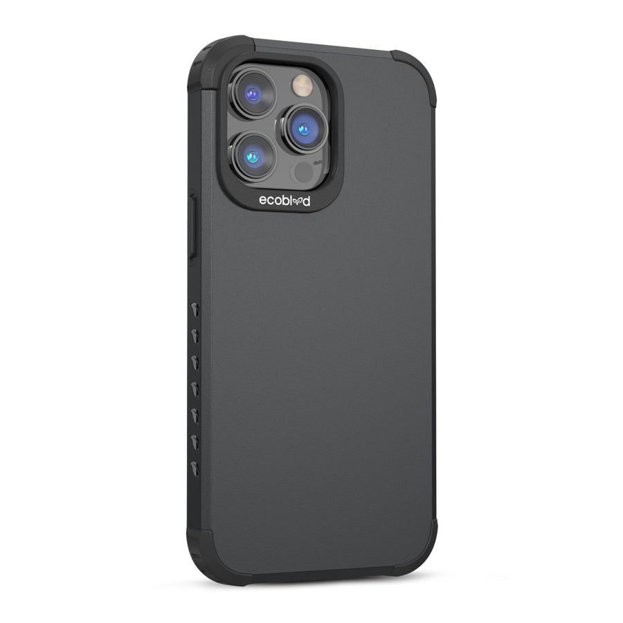 EcoBlvd Mojave Collection Case for Apple iPhone 14 Pro - Midnight Black (100% Compostable & Plant-Based) - ECO-MOJ-IP14P-BK-3.jpg