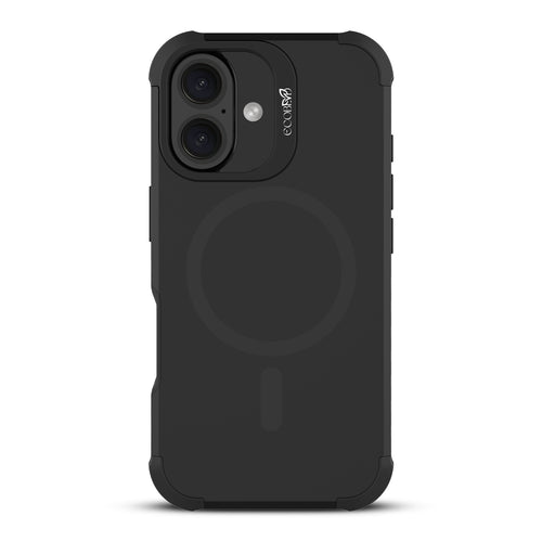 EcoBlvd Reforge Collection Case for Apple iPhone 16 - Midnight Black (100% Compostable & Plant-Based) - ECO-REF-IP16-BK-1.JPG