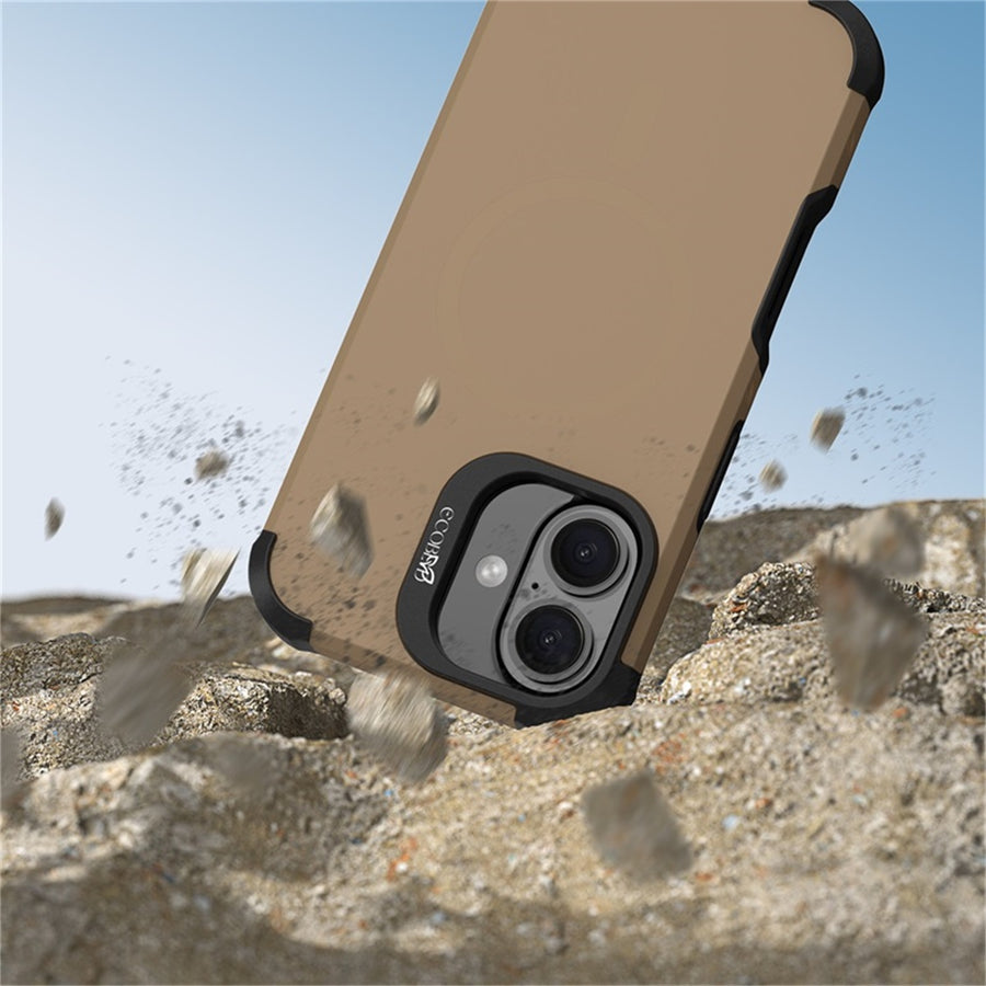 EcoBlvd Reforge Collection Case for Apple iPhone 16 - Clay Brown (100% Compostable & Plant-Based) - ECO-REF-IP16-BR-4.jpg