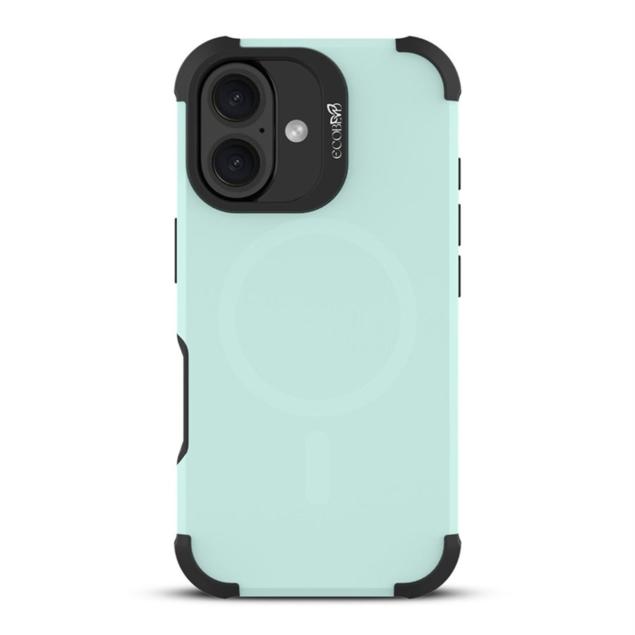 EcoBlvd Reforge Collection Case for Apple iPhone 16 - Seafoam Green (100% Compostable & Plant-Based) - ECO-REF-IP16-GN-2.jpg