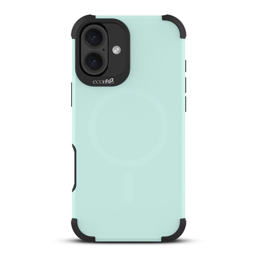 EcoBlvd Reforge Collection Case for Apple iPhone 16 Plus - Seafoam Green (100% Compostable & Plant-Based) - ECO-REF-IP16M-GN-2.jpg