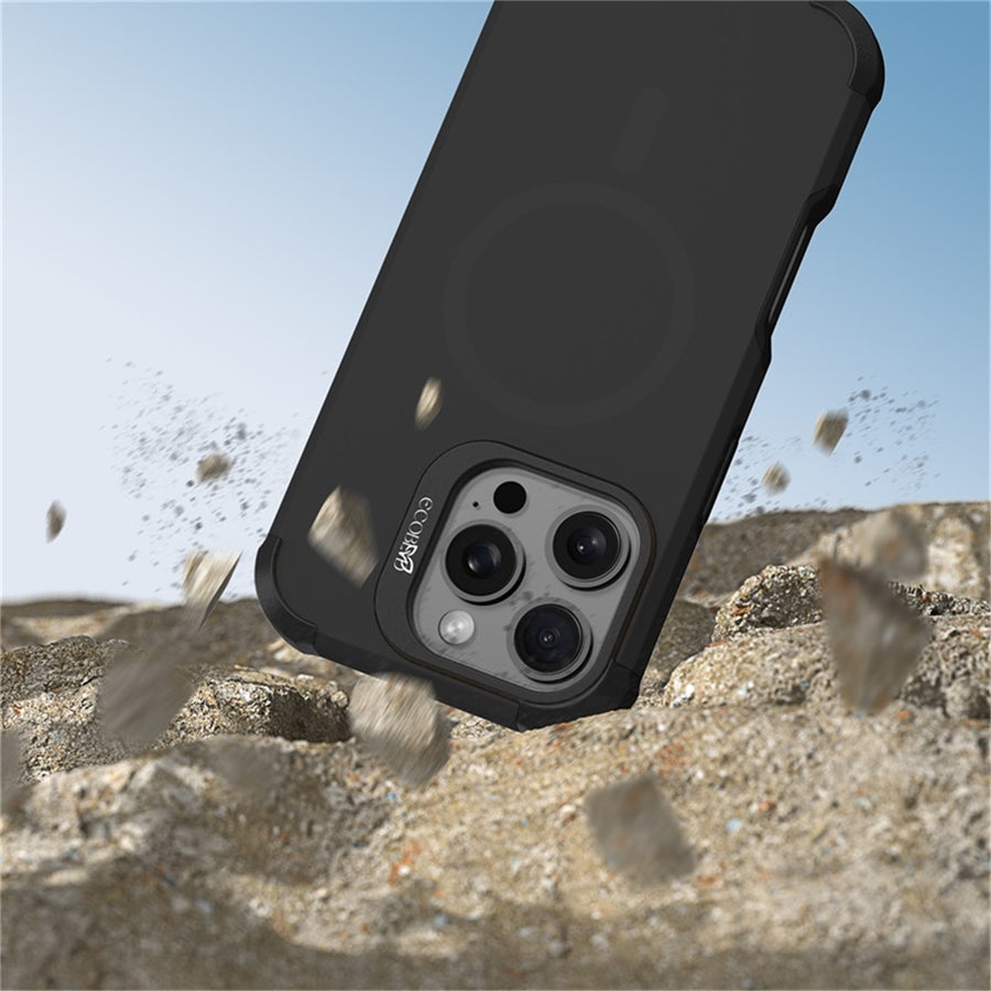 EcoBlvd Reforge Collection Case for Apple iPhone 16 Pro - Midnight Black (100% Compostable & Plant-Based) - ECO-REF-IP16P-BK-4.jpg