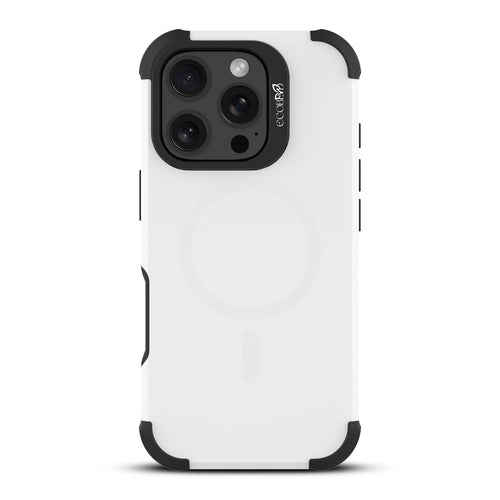 EcoBlvd Reforge Collection Case for Apple iPhone 16 Pro - Cloud White (100% Compostable & Plant-Based) - ECO-REF-IP16P-WH-1.JPG