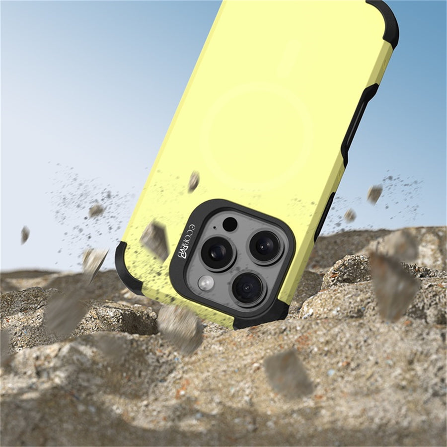 EcoBlvd Reforge Collection Case for Apple iPhone 16 Pro - Buttercup Yellow (100% Compostable & Plant-Based) - ECO-REF-IP16P-YL-4.jpg