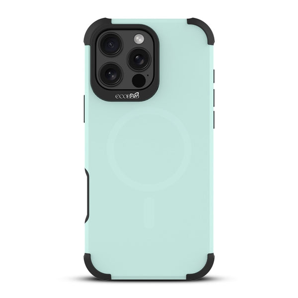 EcoBlvd Reforge Collection Case for Apple iPhone 16 Pro Max - Seafoam Green (100% Compostable & Plant-Based) - ECO-REF-IP16PM-GN-2.jpg
