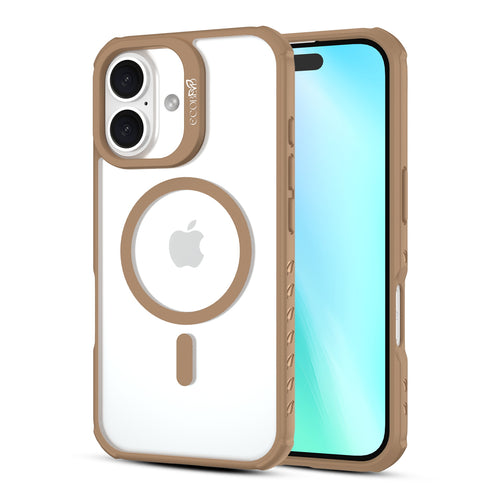 EcoBlvd Revive Collection Case for Apple iPhone 16 - Clay Brown (100% Compostable & Plant-Based) - ECO-REV-IP16-BR-1.jpg