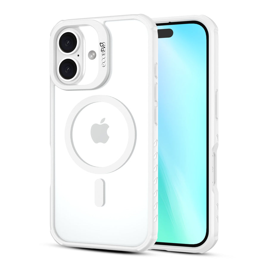 EcoBlvd Revive Collection Case for Apple iPhone 16 - Cloud White (100% Compostable & Plant-Based)