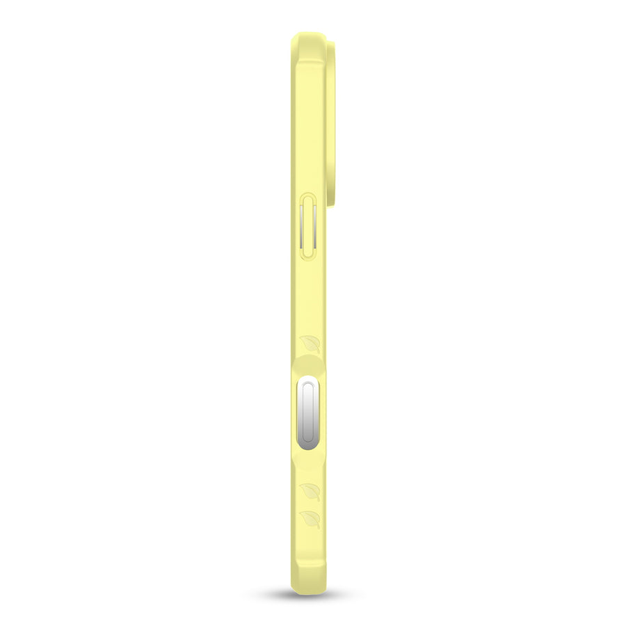 EcoBlvd Revive Collection Case for Apple iPhone 16 Plus - Buttercup Yellow (100% Compostable & Plant-Based) - ECO-REV-IP16M-YL-2.JPG