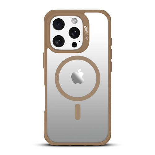 EcoBlvd Revive Collection Case for Apple iPhone 16 Pro - Clay Brown (100% Compostable & Plant-Based) - ECO-REV-IP16P-BR-1.JPG
