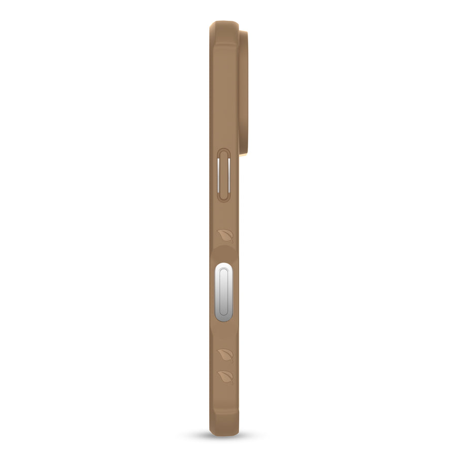 EcoBlvd Revive Collection Case for Apple iPhone 16 Pro - Clay Brown (100% Compostable & Plant-Based) - ECO-REV-IP16P-BR-2.JPG
