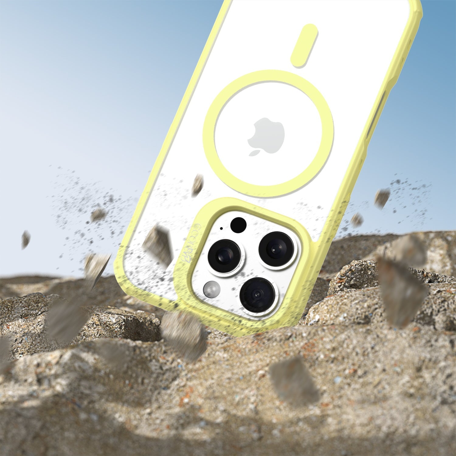 EcoBlvd Revive Collection Case for Apple iPhone 16 Pro - Buttercup Yellow (100% Compostable & Plant-Based)