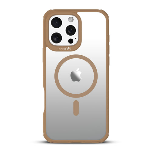 EcoBlvd Revive Collection Case for Apple iPhone 16 Pro Max - Clay Brown (100% Compostable & Plant-Based) - ECO-REV-IP16PM-BR-1.JPG