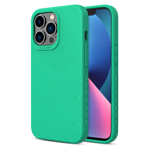 EcoBlvd Sequoia Collection Case for Apple iPhone 13 Pro Max (6.7) / 12 Pro Max (6.7) - Foliage Green (100% Compostable & Plant-Based) - ECO-SEQ-IP13PM-GN-1.jpg