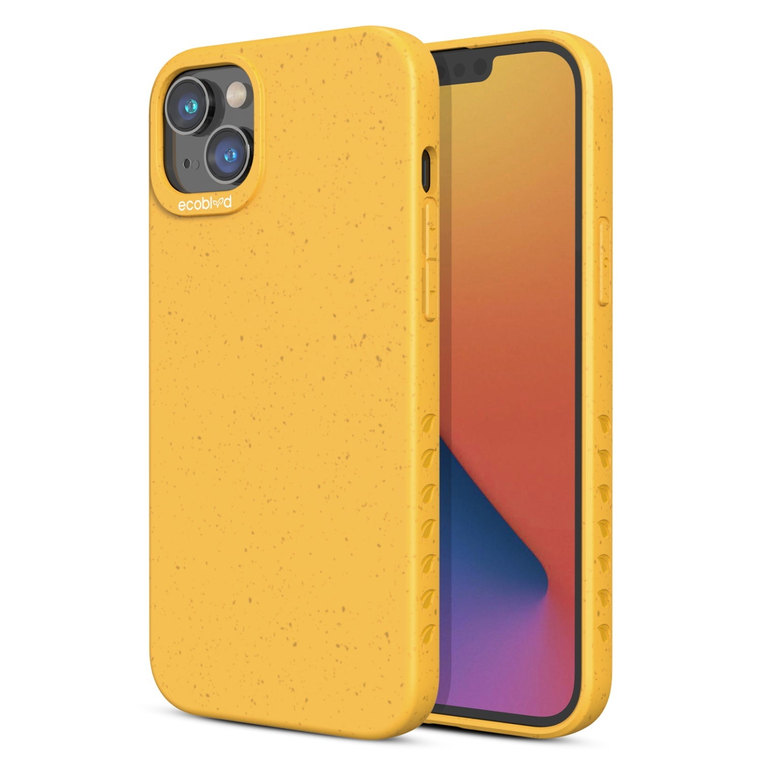 EcoBlvd Sequoia Collection Case for Apple iPhone 17e / 16e / 14 / 13 - Illuminating Yellow (100% Compostable & Plant-Based)