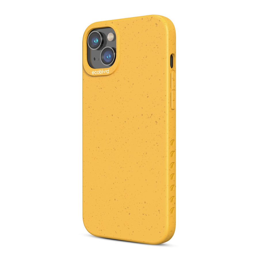 EcoBlvd Sequoia Collection Case for Apple iPhone 17e / 16e / 14 / 13 - Illuminating Yellow (100% Compostable & Plant-Based) - ECO-SEQ-IP14-YL-4.jpg