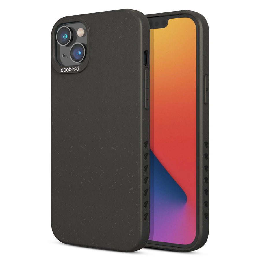 EcoBlvd Sequoia Collection Case for Apple iPhone 14 Plus (6.7) - Midnight Black (100% Compostable & Plant-Based)
