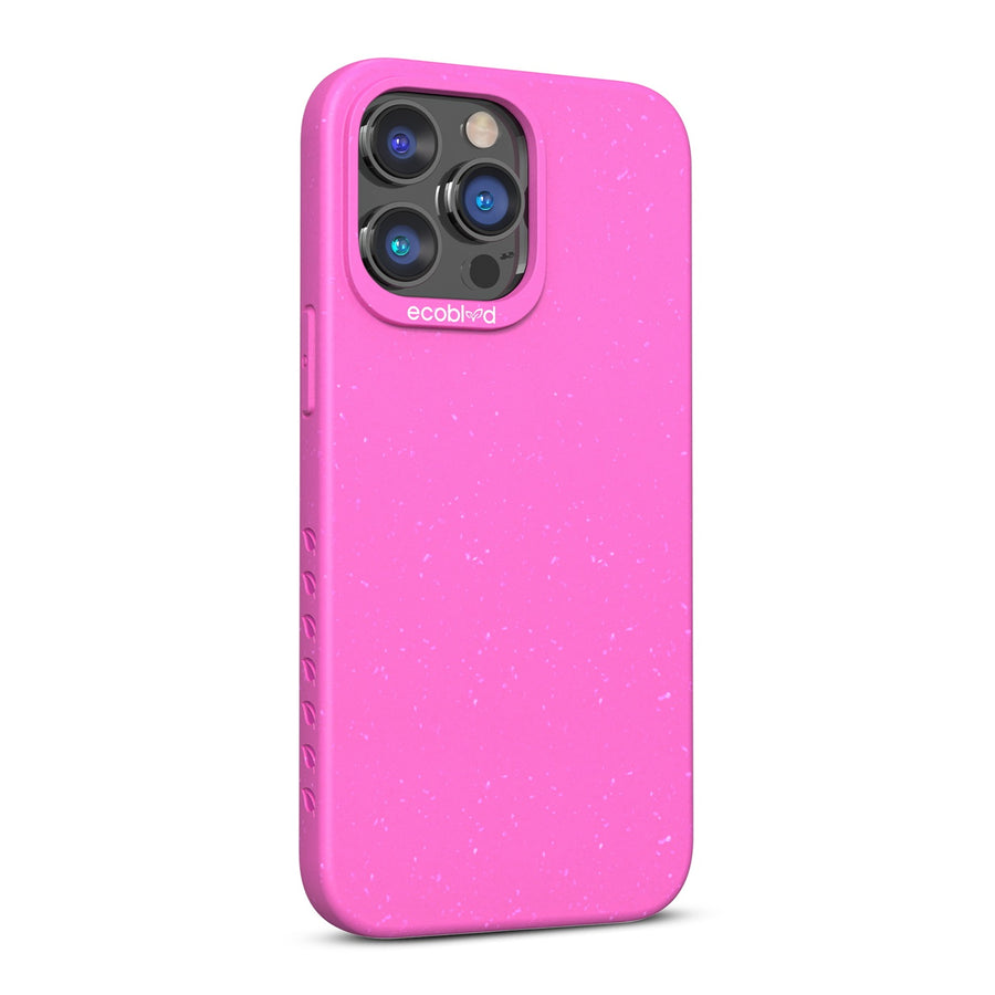 EcoBlvd Sequoia Collection Case for Apple iPhone 14 Pro Max (6.7) - Wildflower Pink (100% Compostable & Plant-Based) - ECO-SEQ-IP14PM-PK-3.jpg