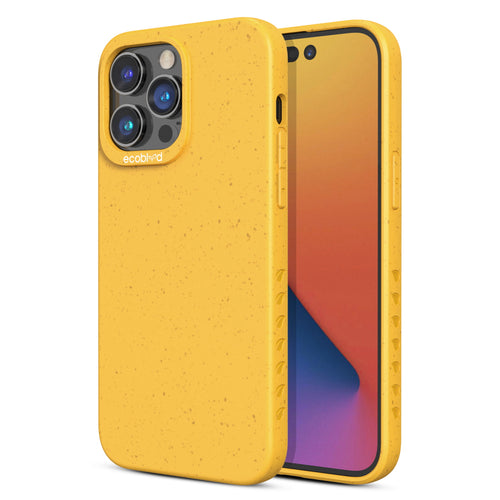 EcoBlvd Sequoia Collection Case for Apple iPhone 14 Pro Max (6.7) - Illuminating Yellow (100% Compostable & Plant-Based) - ECO-SEQ-IP14PM-YL-1.jpg