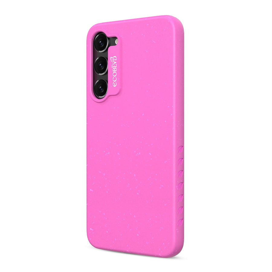 EcoBlvd Sequoia Collection Case for Samsung Galaxy S23 - Wildflower Pink (100% Compostable & Plant-Based) - ECO-SEQ-SS23-PK-4.jpg