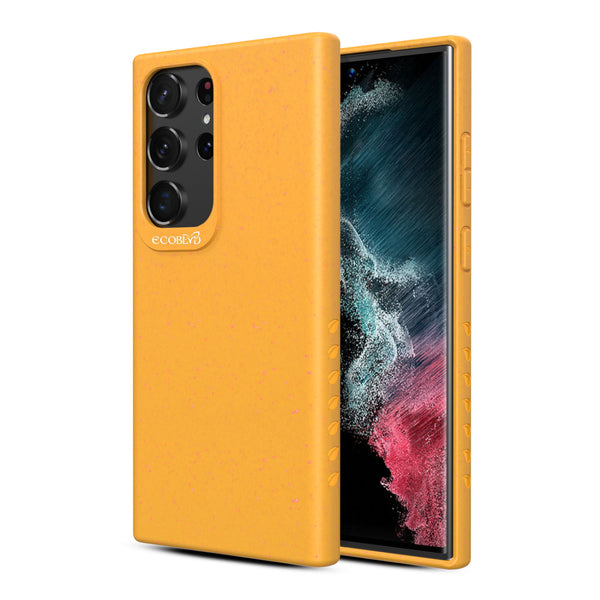 EcoBlvd Sequoia Collection Case for Samsung Galaxy S23 Ultra - Illuminating Yellow (100% Compostable & Plant-Based) - ECO-SEQ-SS23U-YL-1.jpg