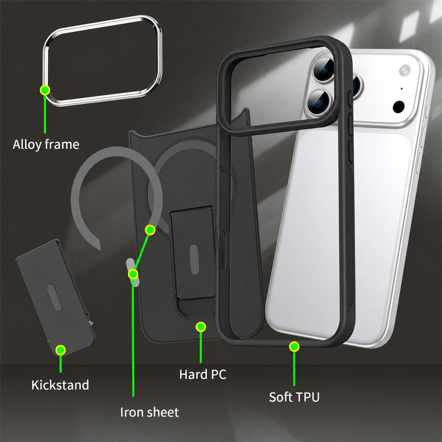 EDGE HaloStand MagSafe Case for Apple iPhone 18 Pro Max / 17 Pro Max - Black - EDHLST18PM-BK-2.JPG