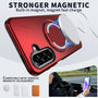 EDGE Mag Carbon Case with Magnetic Kickstand Ring for Samsung Galaxy A27 5G - Red - EDMGCBNA27-RD-1.jpg