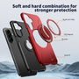 EDGE Mag Carbon Case with Magnetic Kickstand Ring for Samsung Galaxy A27 5G - Red - EDMGCBNA27-RD-4.jpg