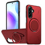 EDGE Mag Carbon Case with Magnetic Kickstand Ring for Samsung Galaxy A27 5G - Red - EDMGCBNA27-RD.jpg