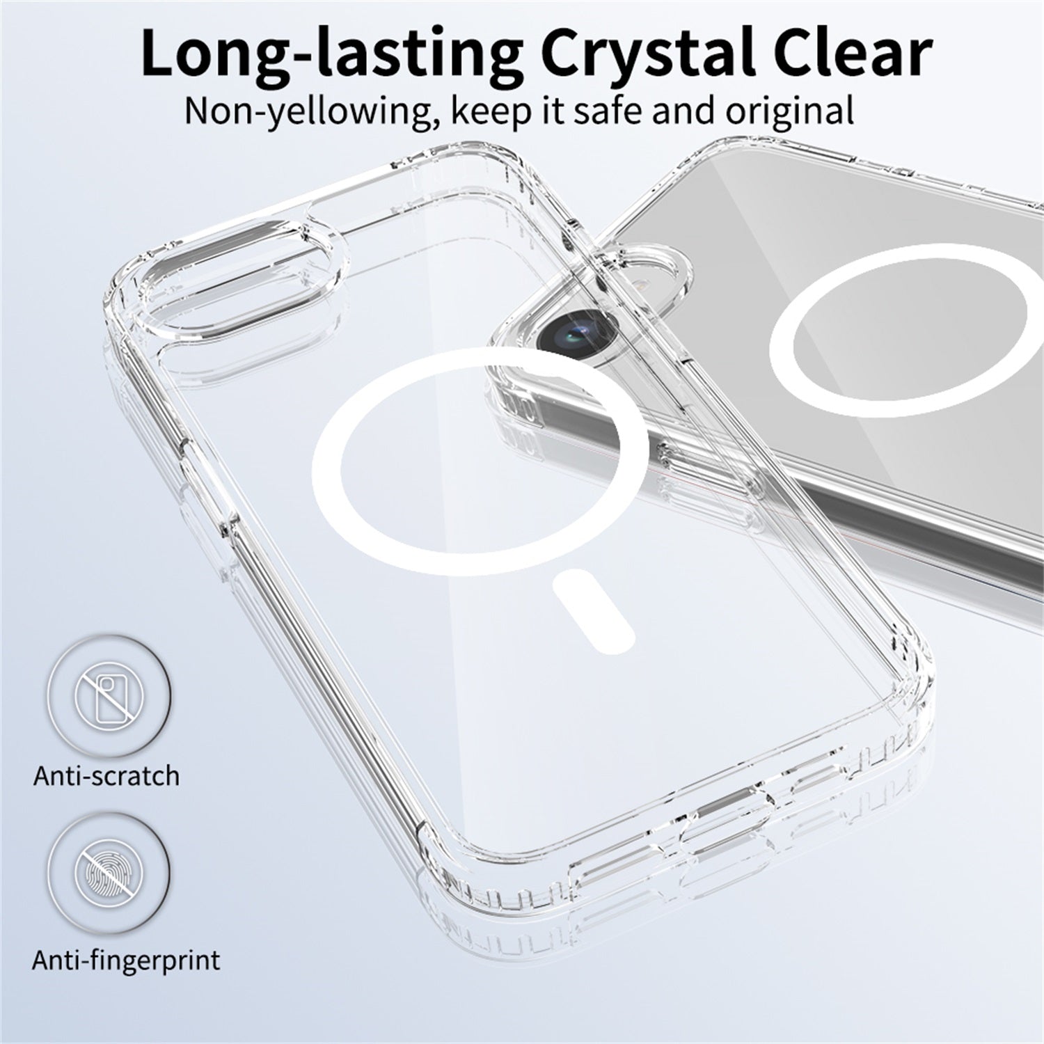 EDGE Mag Clear Case for Apple iPhone 17e / 16e - Clear - EDMGCLIPH16E-CL-4.jpg