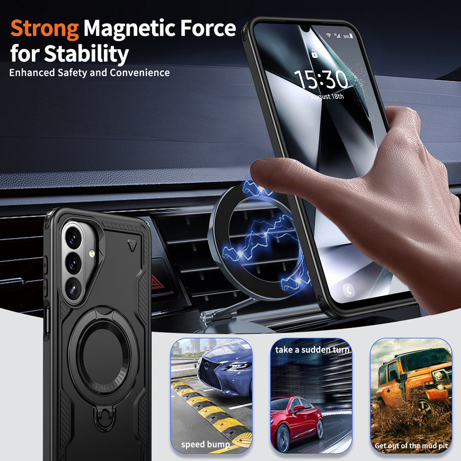 EDGE Mag Duo Case with Magnetic Kickstand Ring for Samsung Galaxy A27 5G - Black - EDMGDUOA27-BK-3.jpg