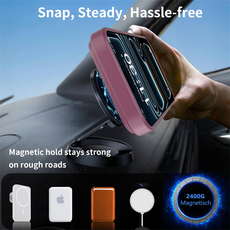 EDGE Mag Pro Case with Kickstand for Apple iPhone 18 Pro / 17 Pro - Cherry Red - EDMGPR18P-CH-3.jpg