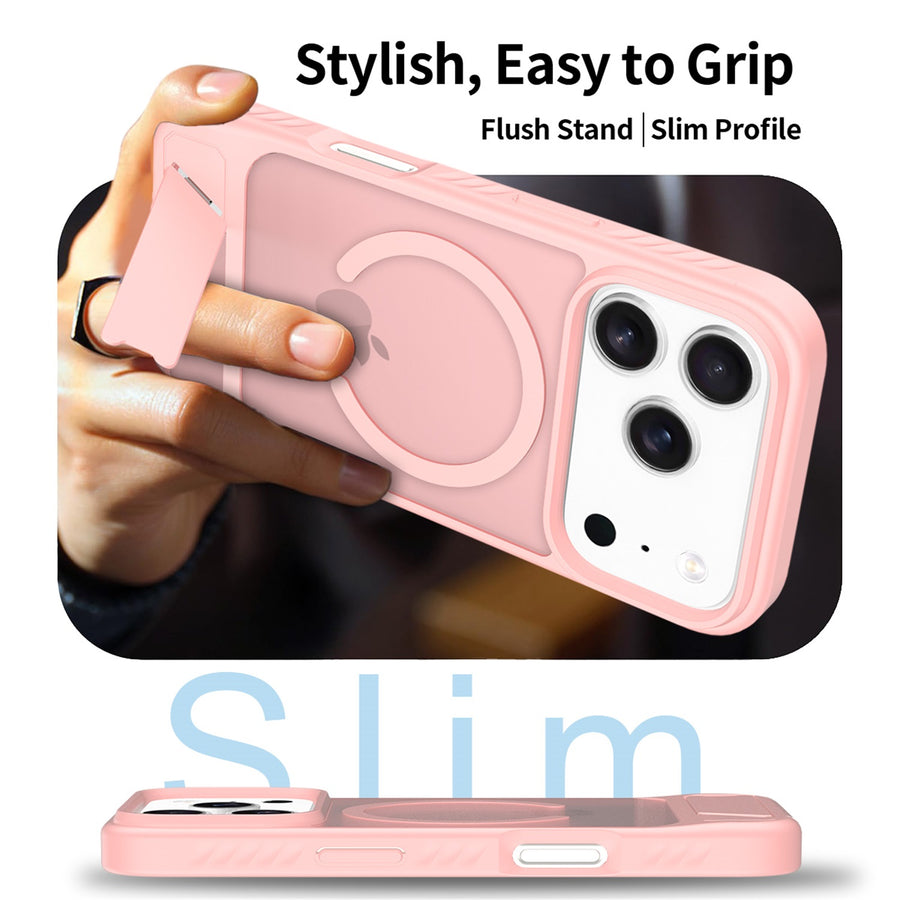 EDGE Mag Pro Case with Kickstand for Apple iPhone 18 Pro / 17 Pro - Light Pink - EDMGPR18P-LP-2.jpg