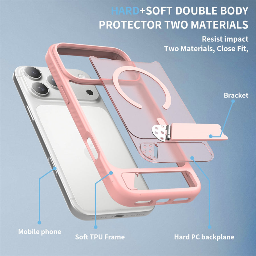EDGE Mag Pro Case with Kickstand for Apple iPhone 18 Pro Max / 17 Pro Max - Light Pink - EDMGPR18PM-LP-4.jpg