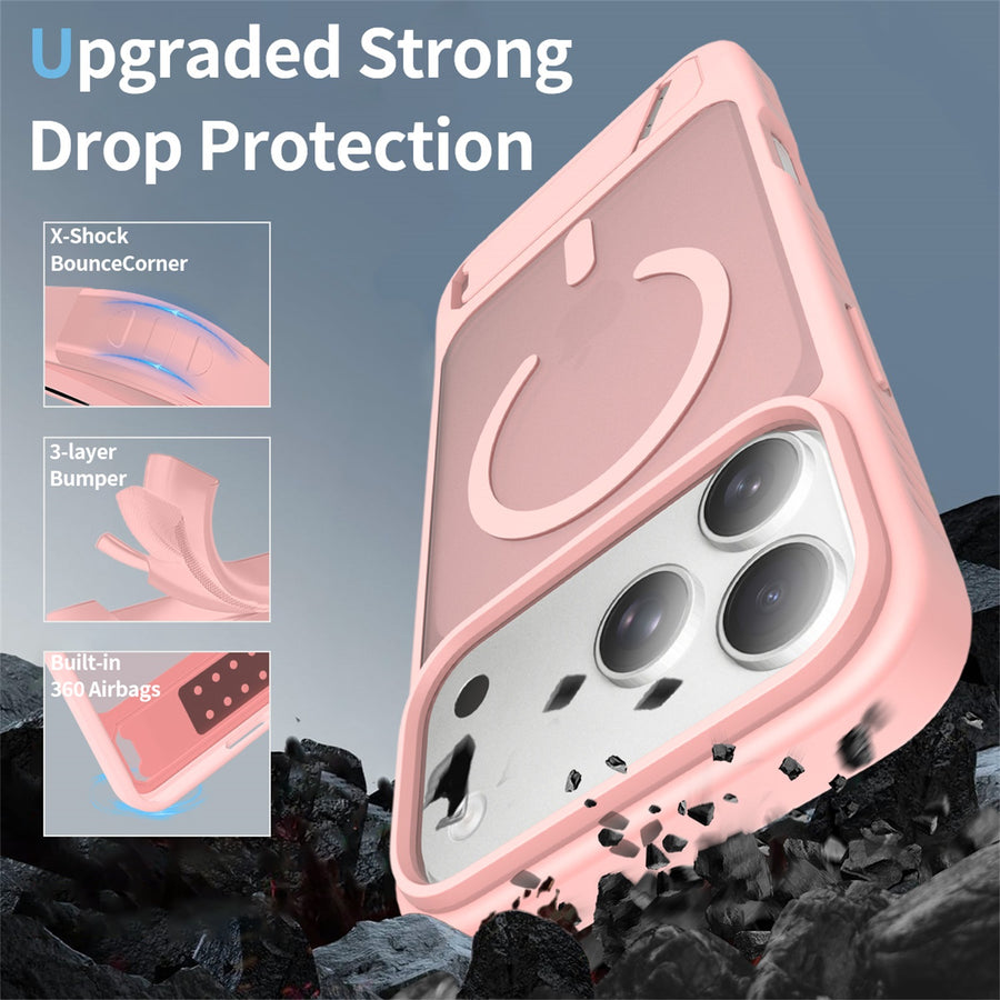 EDGE Mag Pro Case with Kickstand for Apple iPhone 18 Pro Max / 17 Pro Max - Light Pink - EDMGPR18PM-LP-5.jpg