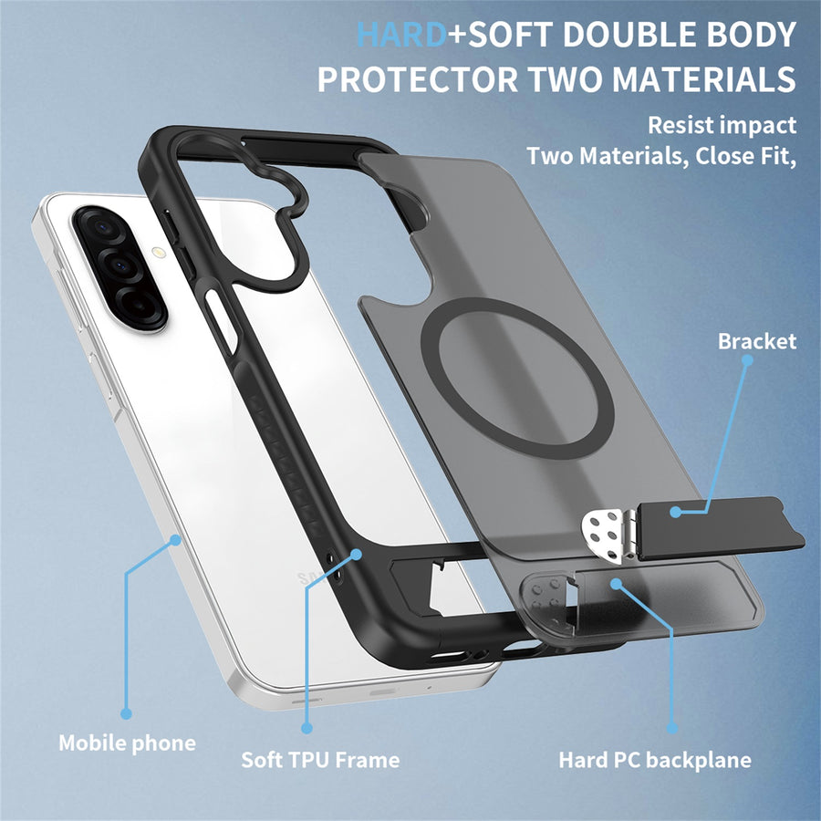 EDGE Mag Pro Case with Kickstand for Samsung Galaxy A17 5G / Galaxy A16 5G - Black - EDMGPRA17-BK-6.jpg