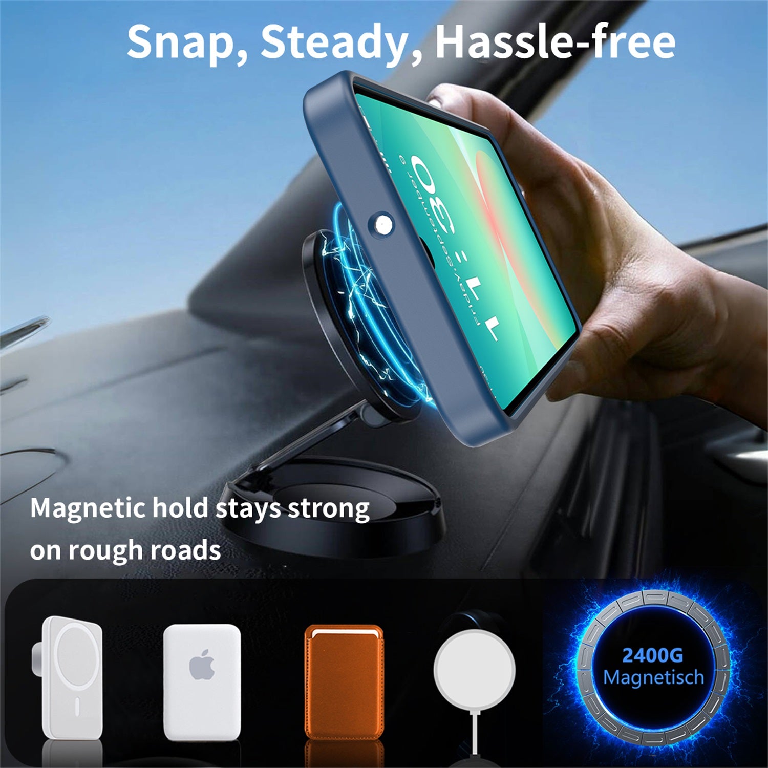EDGE Mag Pro Case with Kickstand for Samsung Galaxy A17 5G / Galaxy A16 5G - Blue - EDMGPRA17-BL-5.jpg