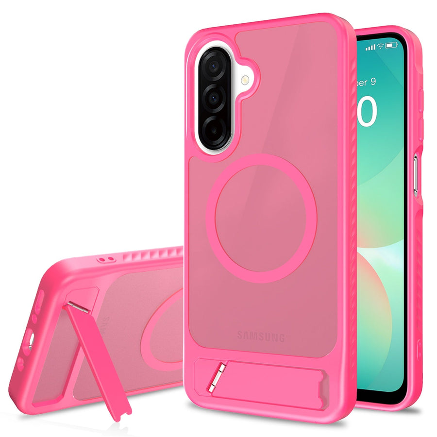 EDGE Mag Pro Case with Kickstand for Samsung Galaxy A17 5G / Galaxy A16 5G - Hot Pink