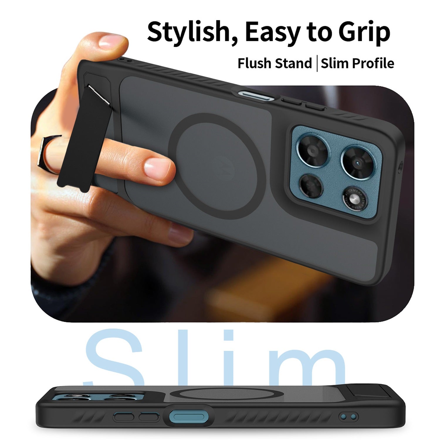 EDGE Mag Pro Case with Kickstand for Motorola Moto G Play (2026)/Moto G 5G (2026) / Moto G 5G (2025) - Black - EDMGPRG5G26-BK-4.jpg